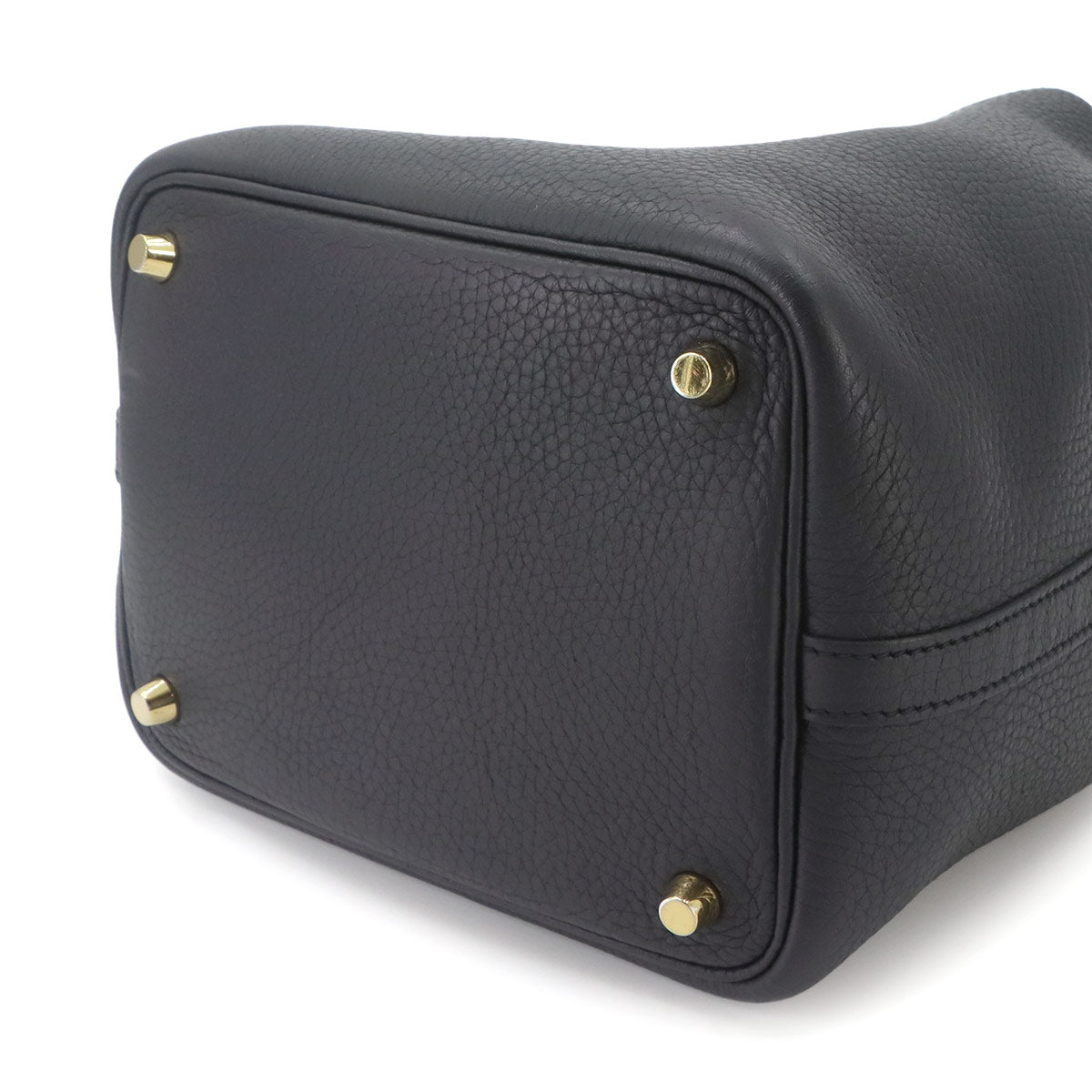 Picotin Lock Eclat PM Hand Bag Traurillon Clemence Blue Indigo