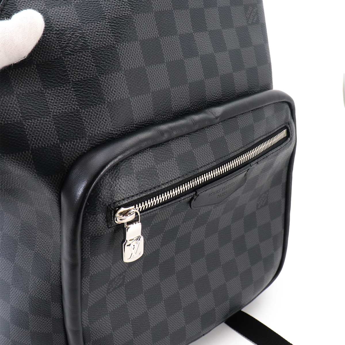 Damier Graphite Josh NV Backpack Black N40365 Purse