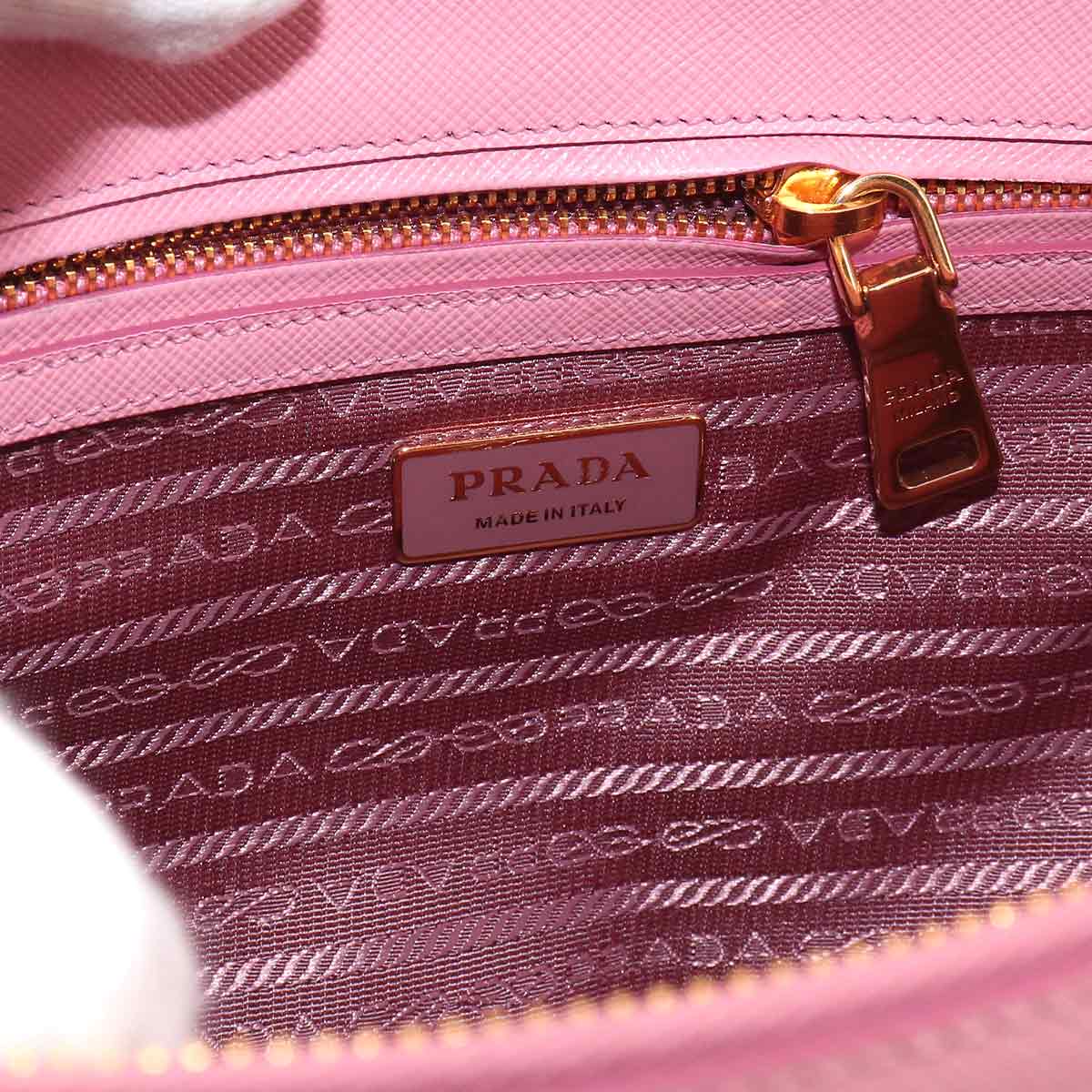 Galleria Medium Hand Shoulder Bag Saffiano Leather Pink 1BA863