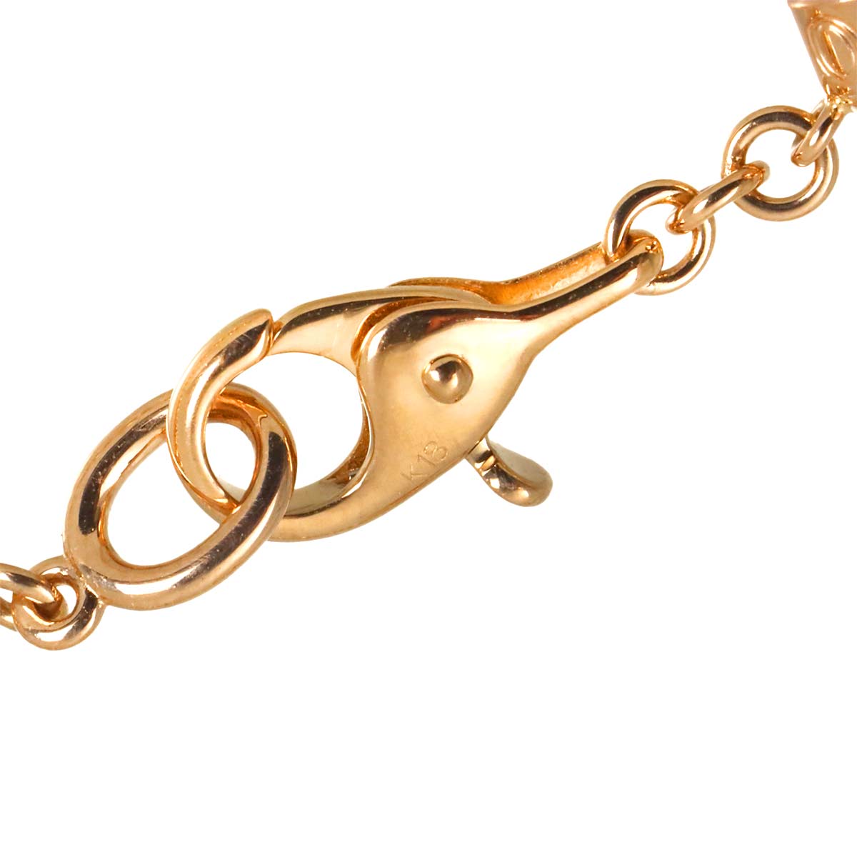 Signature Diamond 0.05ct Necklace 18K Pink Gold 750