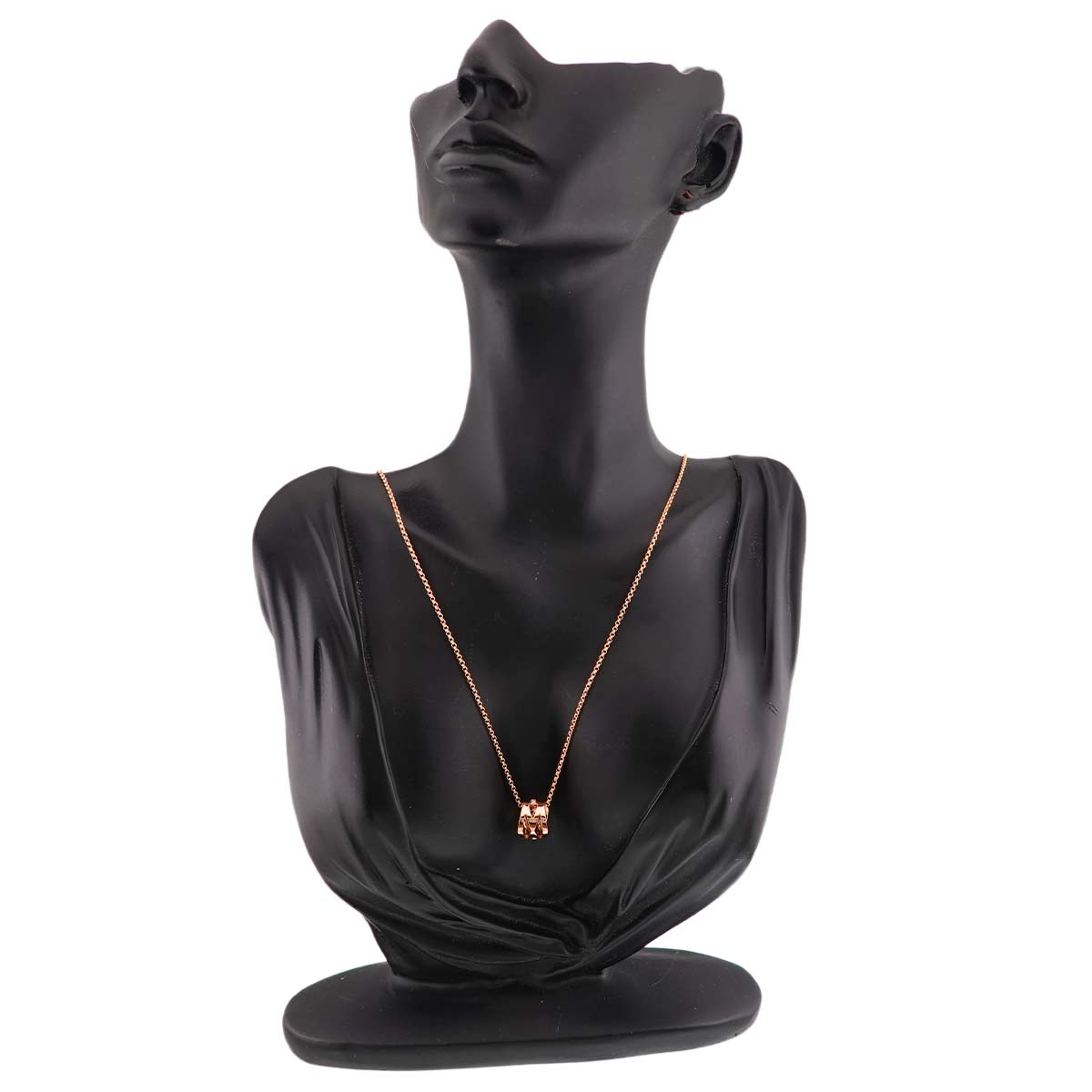 Signature Diamond 0.05ct Necklace 18K Pink Gold 750