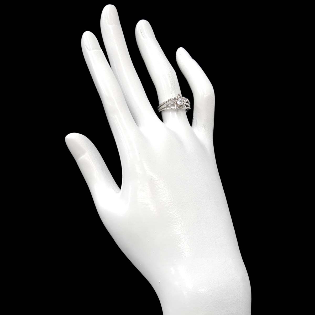 Diamond 0.202ct I/VS1 0.02ct Ring Pt Platinum size5.25