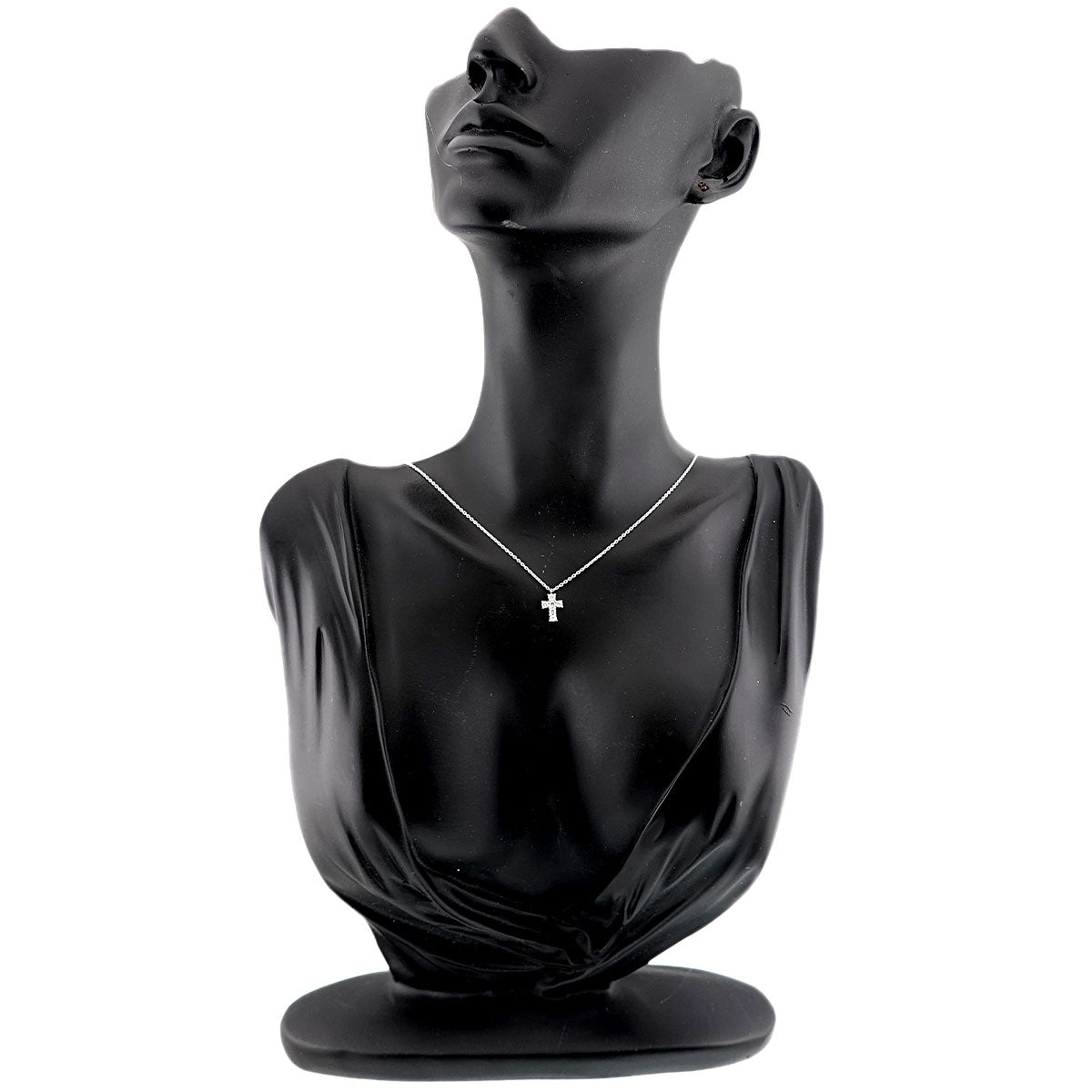 Cross Diamond 0.18ct Necklace Platinum