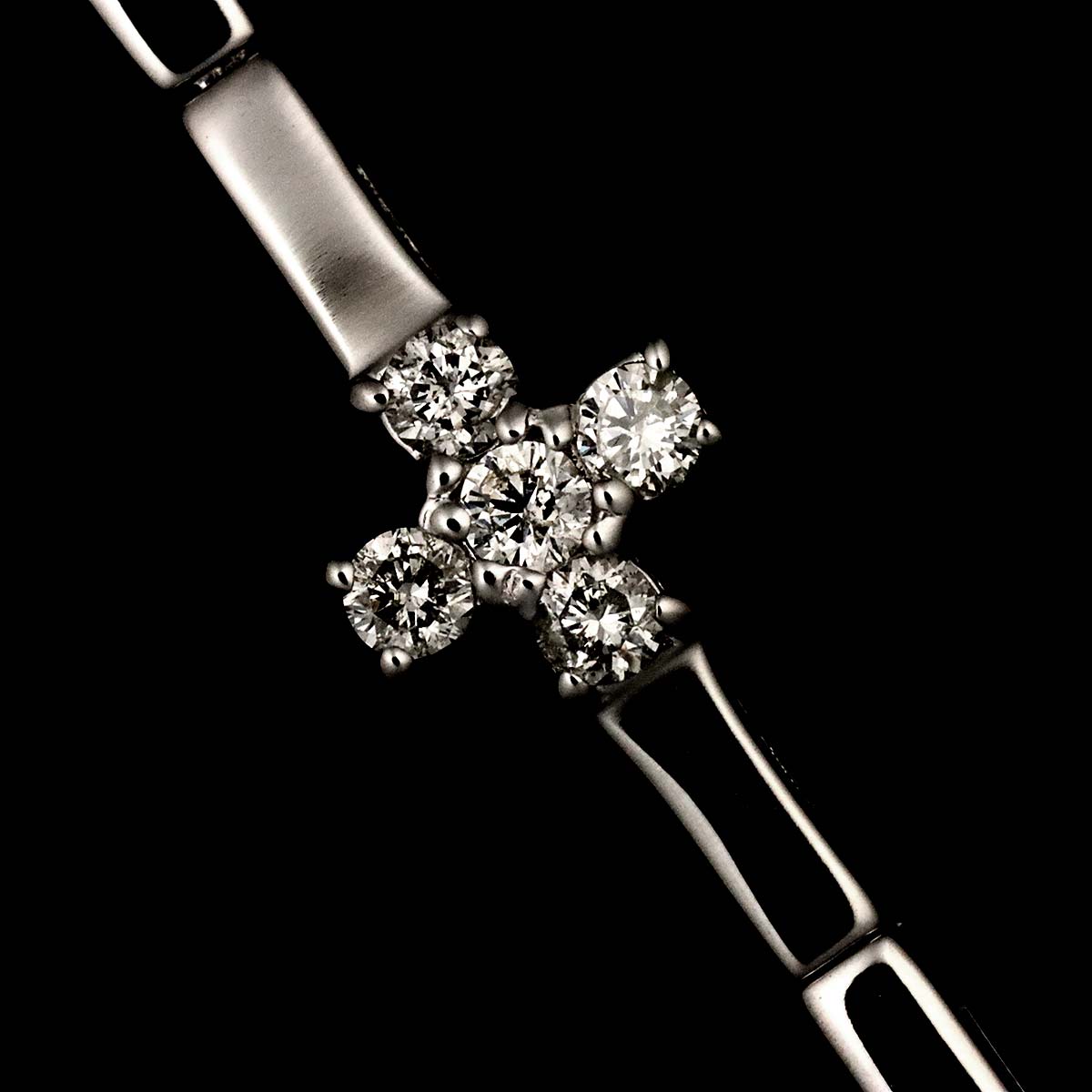 Vendome Aoyama Diamond 0.10ct Bracelet 18K White Gold 750