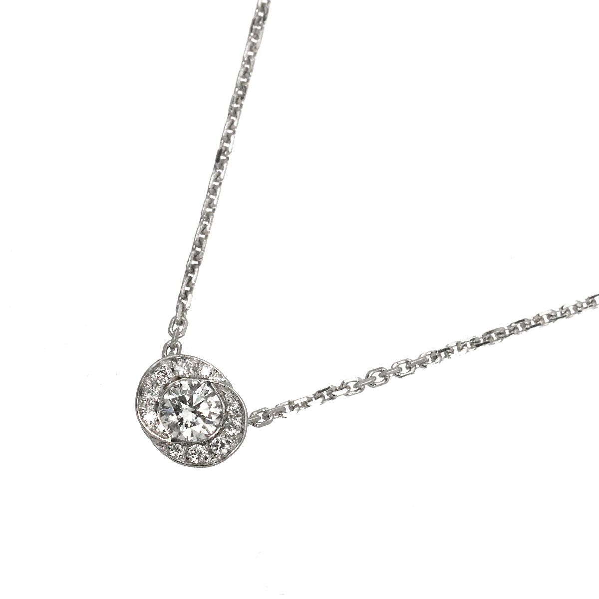 Incontro Damore Diamond Necklace 18K White Gold 750