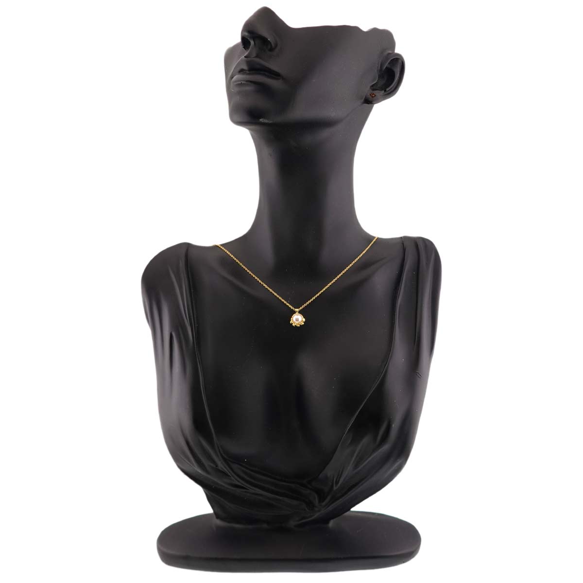 Olive Leaf Pearl Akoya pearl 6.0mm Necklace 18K YG 750