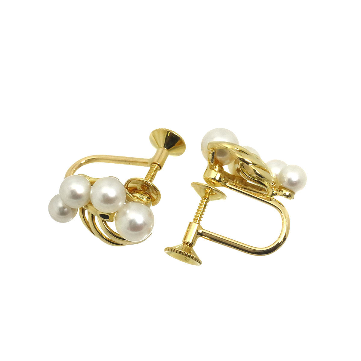 Baby Pearl 4.9-3.6mm Earrings 18K Yellow Gold 750