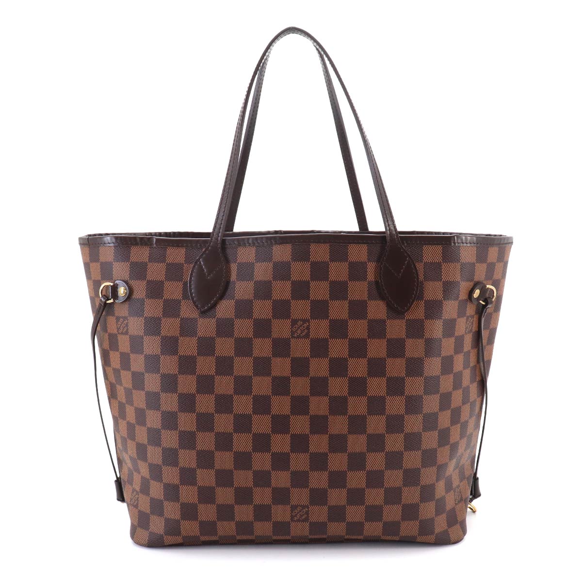 Damier Neverfull MM Tote Bag Ebene Cerise N51105 Purse