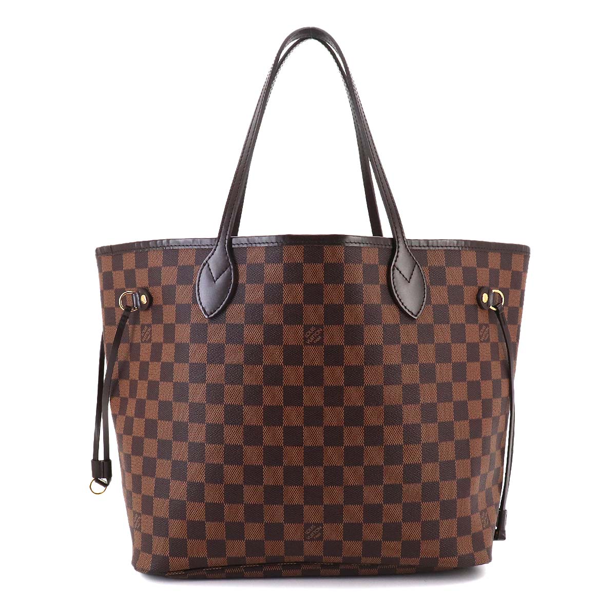 Damier Neverfull MM Tote Bag Ebene Cerise N51105 Purse