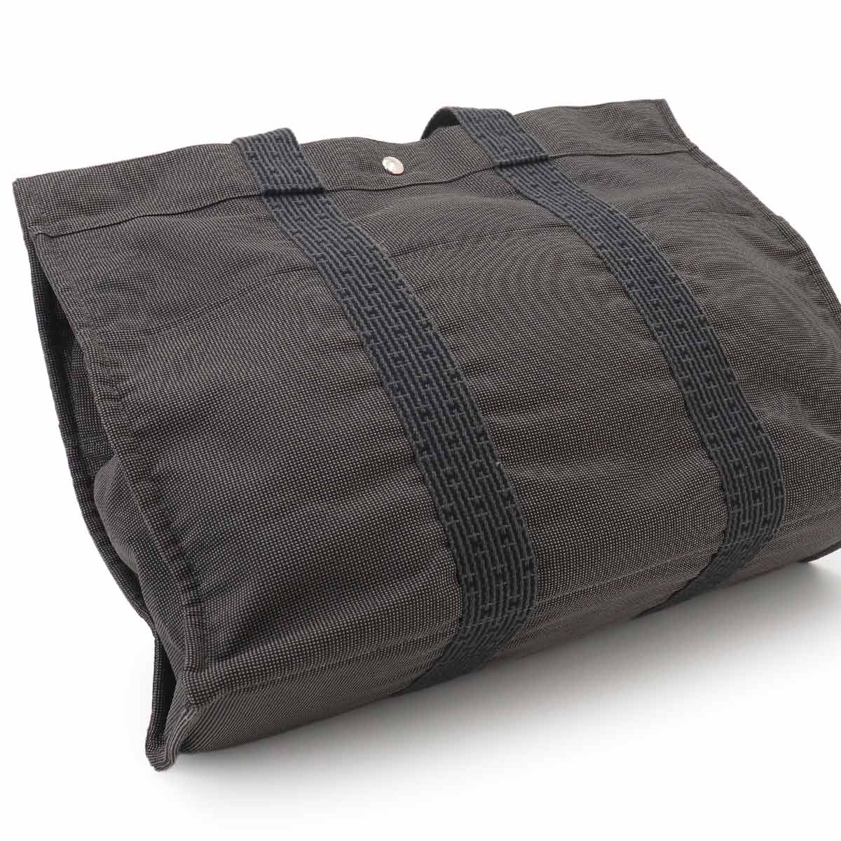 Herline Tote GM Bag Canvas Gray Purse