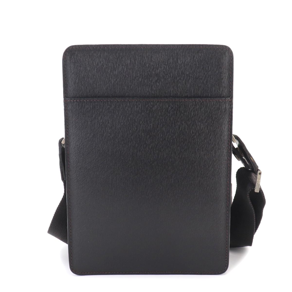 Sidecar Shoulder Bag Leather Dark brown Purse