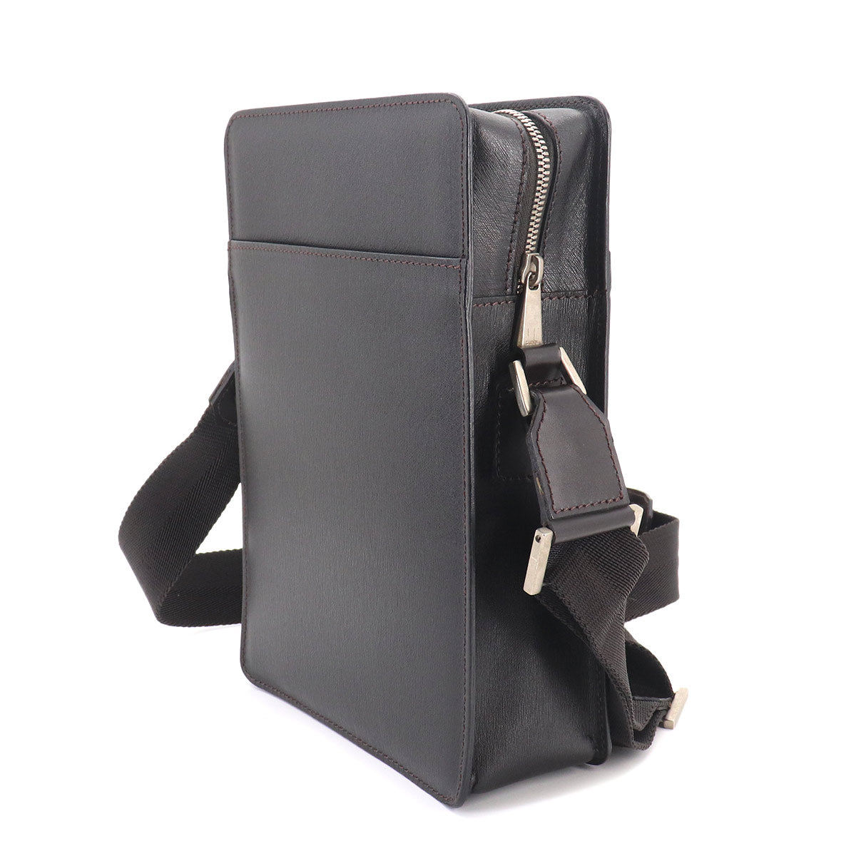 Sidecar Shoulder Bag Leather Dark brown Purse