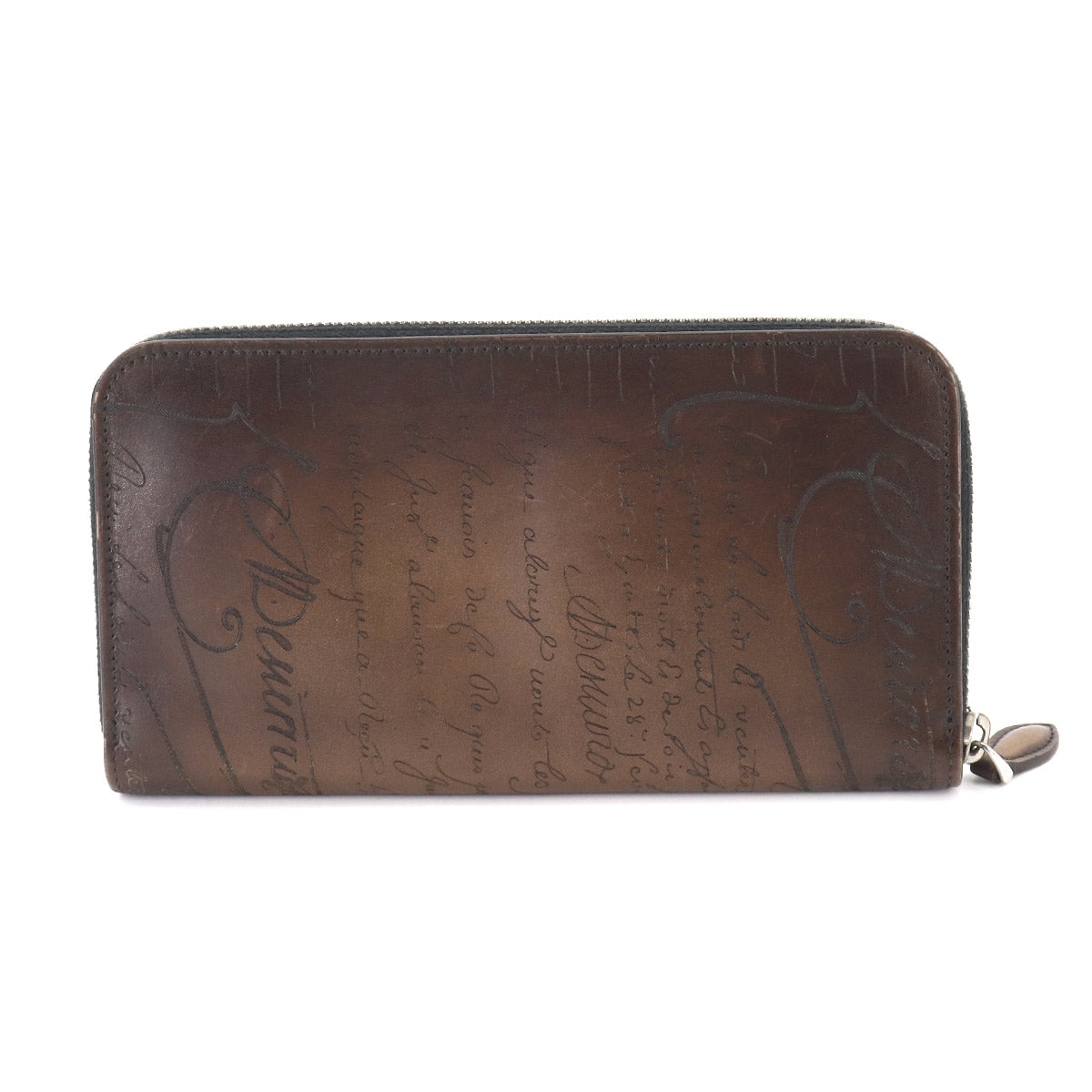 Calligraphy Itauba Long Wallet Venezia Leather Brown