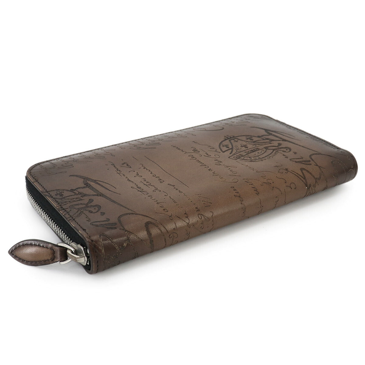 Calligraphy Itauba Long Wallet Venezia Leather Brown