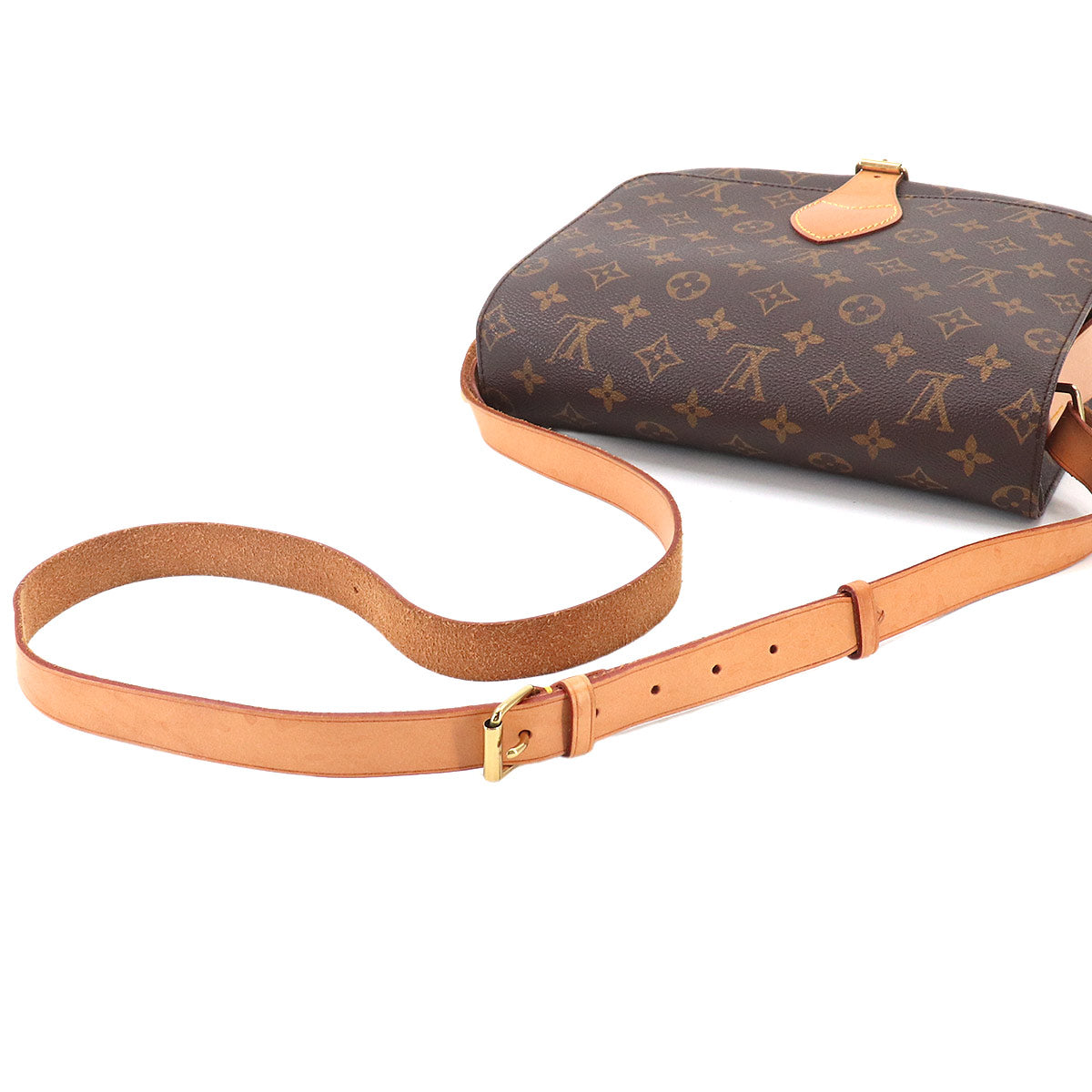 Monogram Cartouchiere GM Shoulder Bag Brown M51252 Purse