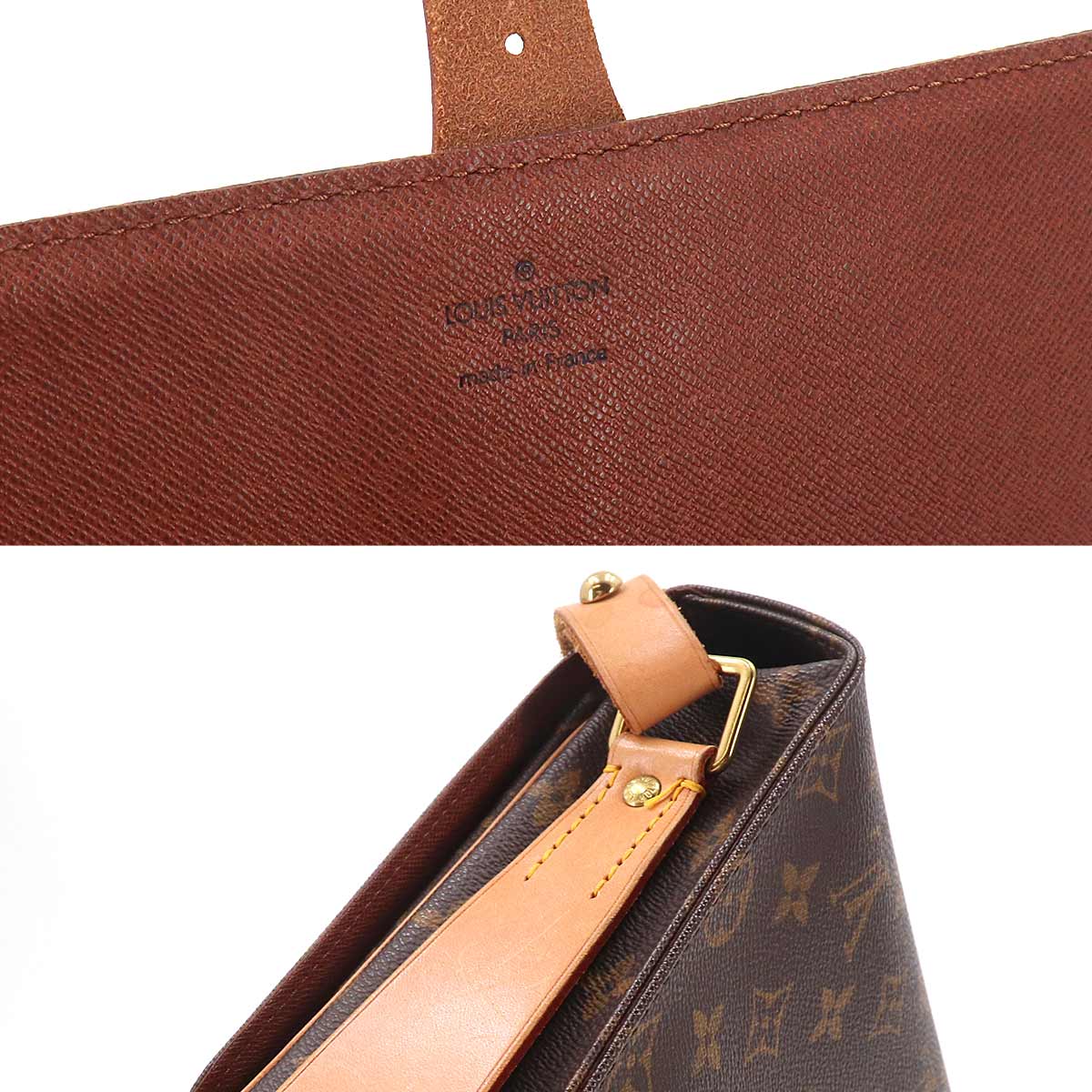 Monogram Cartouchiere GM Shoulder Bag Brown M51252 Purse