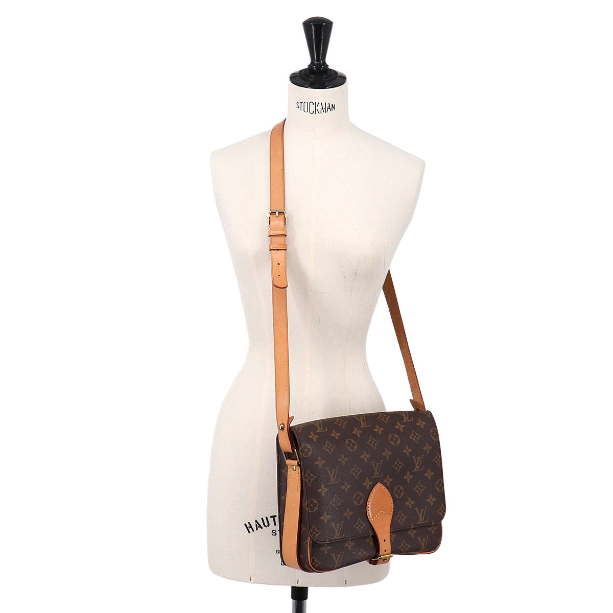 Monogram Cartouchiere GM Shoulder Bag Brown M51252 Purse