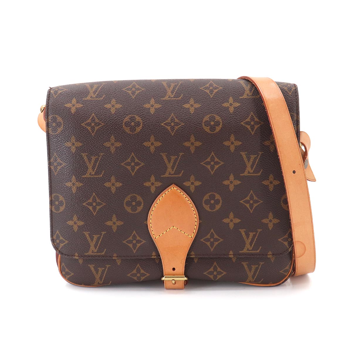 Monogram Cartouchiere GM Shoulder Bag Brown M51252 Purse