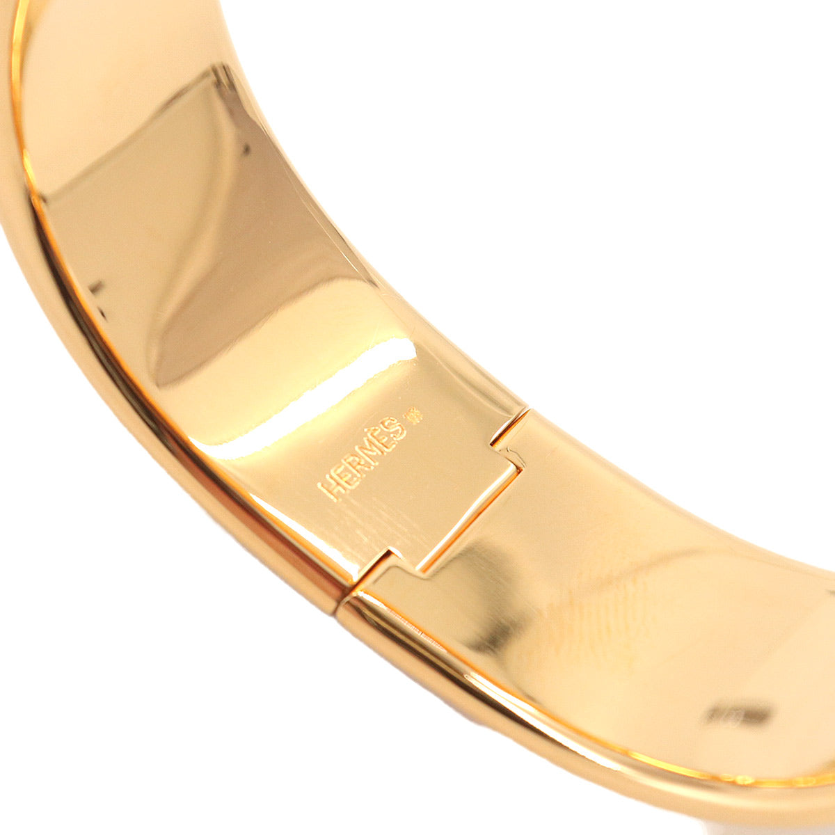 Loquet Email GM Bracelet Bangle Gold Black Accessory
