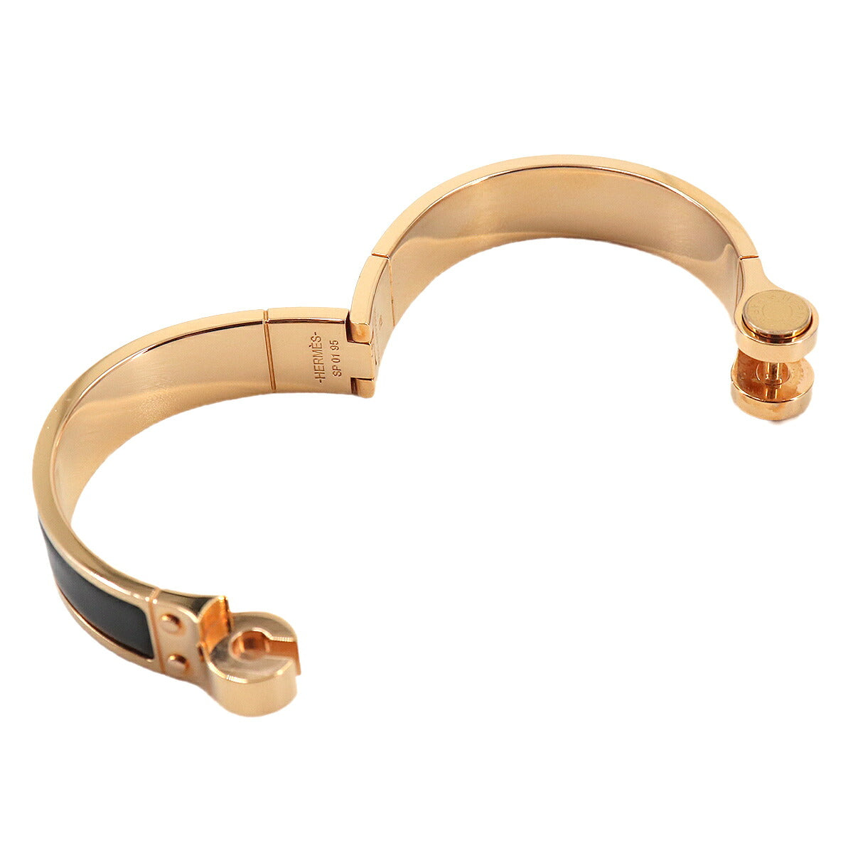 Charniere PM Bracelet Bangle Black Gold Accessory