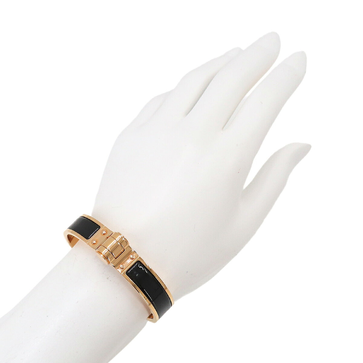 Charniere PM Bracelet Bangle Black Gold Accessory