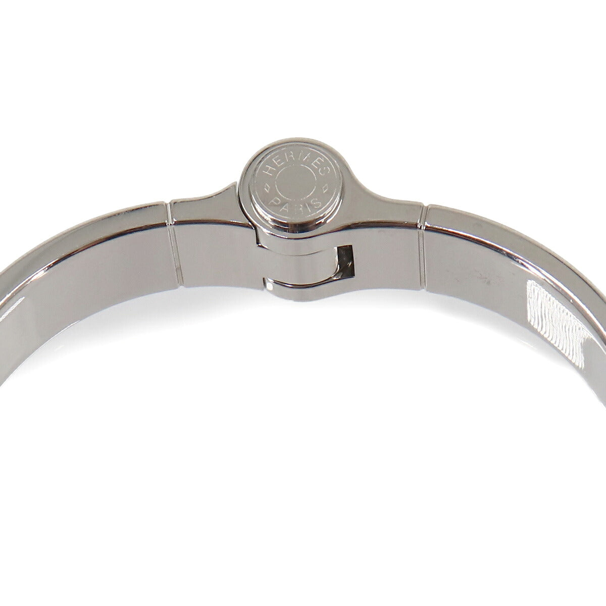 Charniere PM Bracelet Bangle Pink Silver