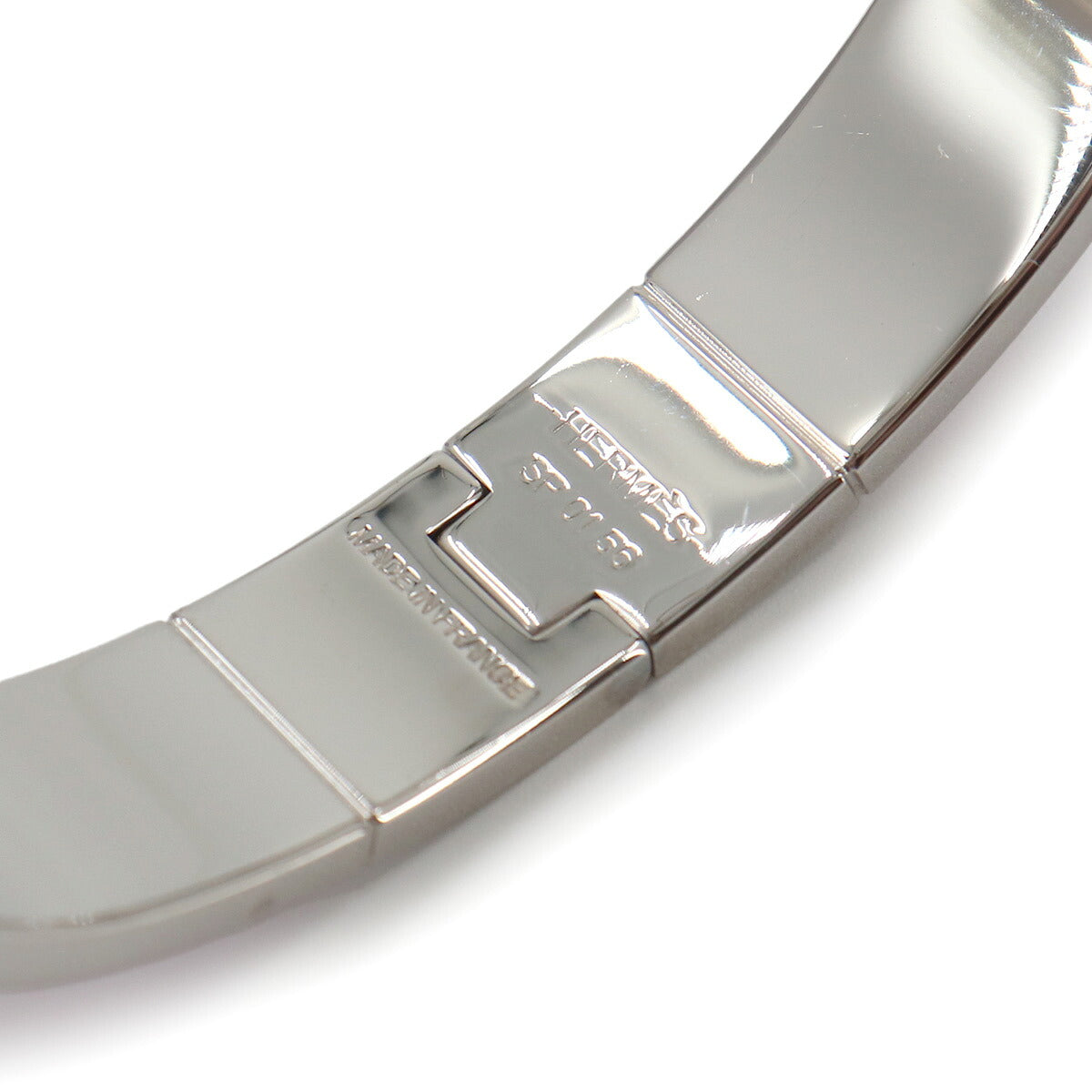 Charniere PM Bracelet Bangle Pink Silver