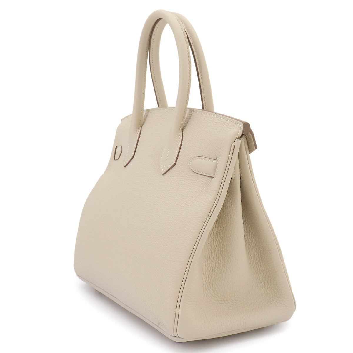 Birkin 30 Veau Togo Craie Hand Bag Purse