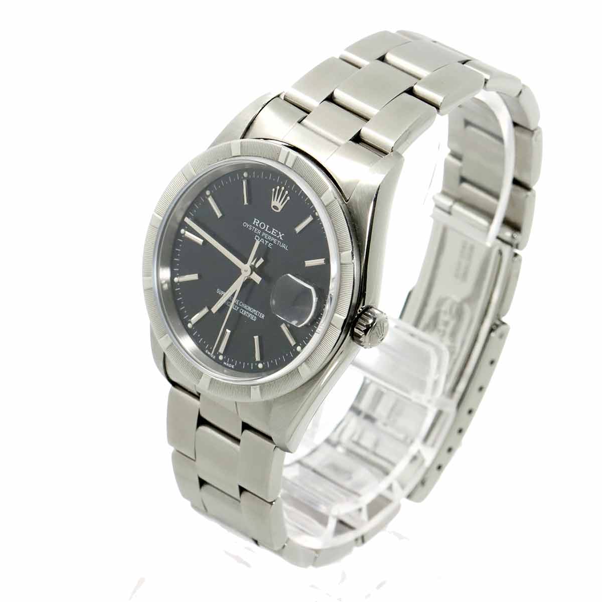 Oyster Perpetual Date 15210 Serial Z Automatic Black Dial