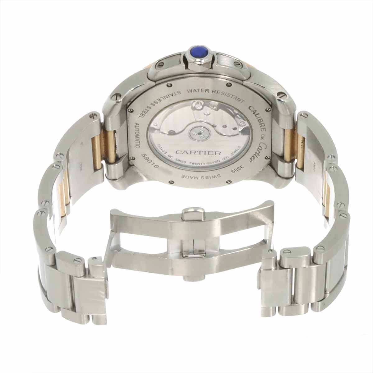 Calibre de Cartier W7100050 Date 750 PG Brown Dial Mens
