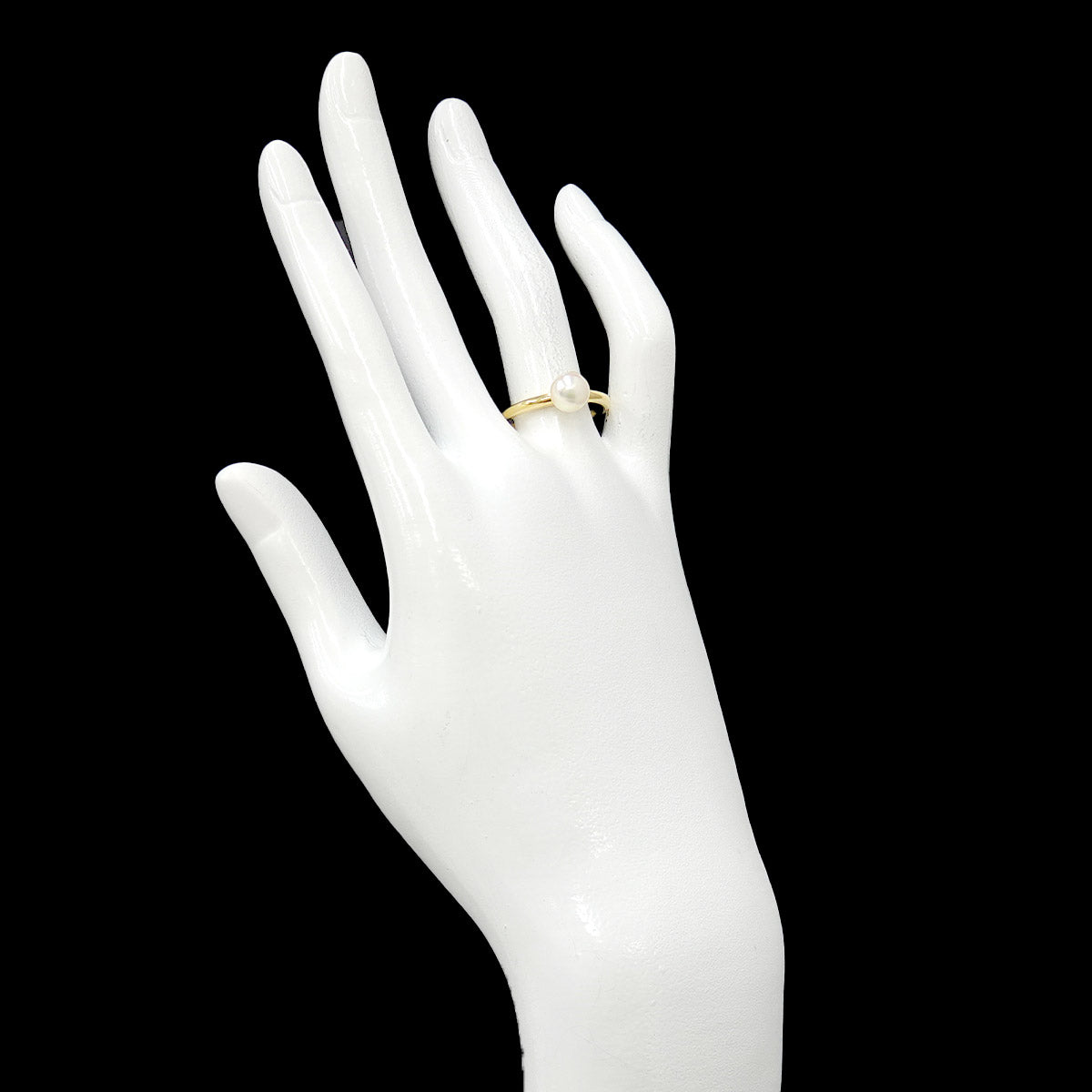 Akoya Pearl 6.9mm Ring 18K YG 750 Size6.25-6.5(US)