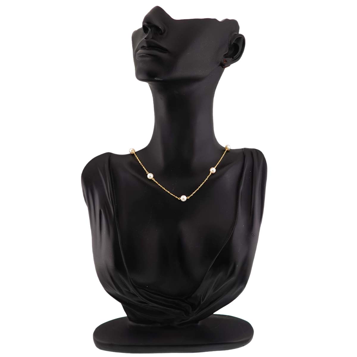 Akoya Pearl 5.9-5.6mm Necklace 18K YG 750
