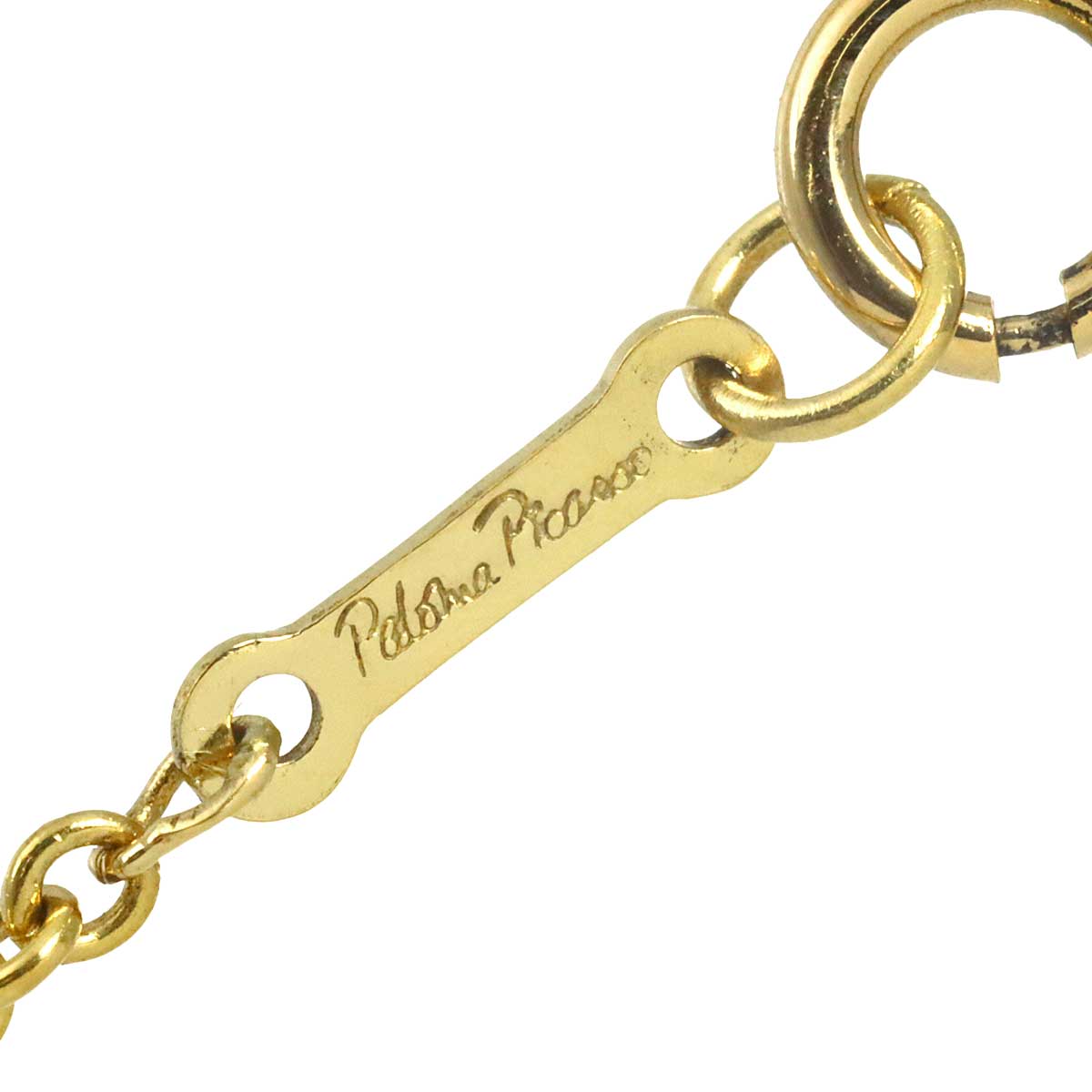 Crescent moon Necklace 18K Yellow Gold 750
