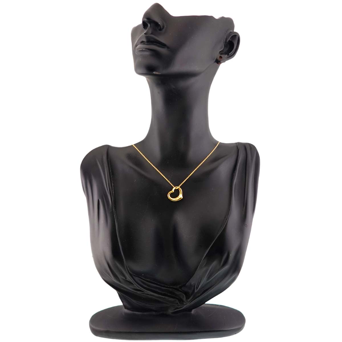 Open Heart Necklace 18K Yellow Gold 750