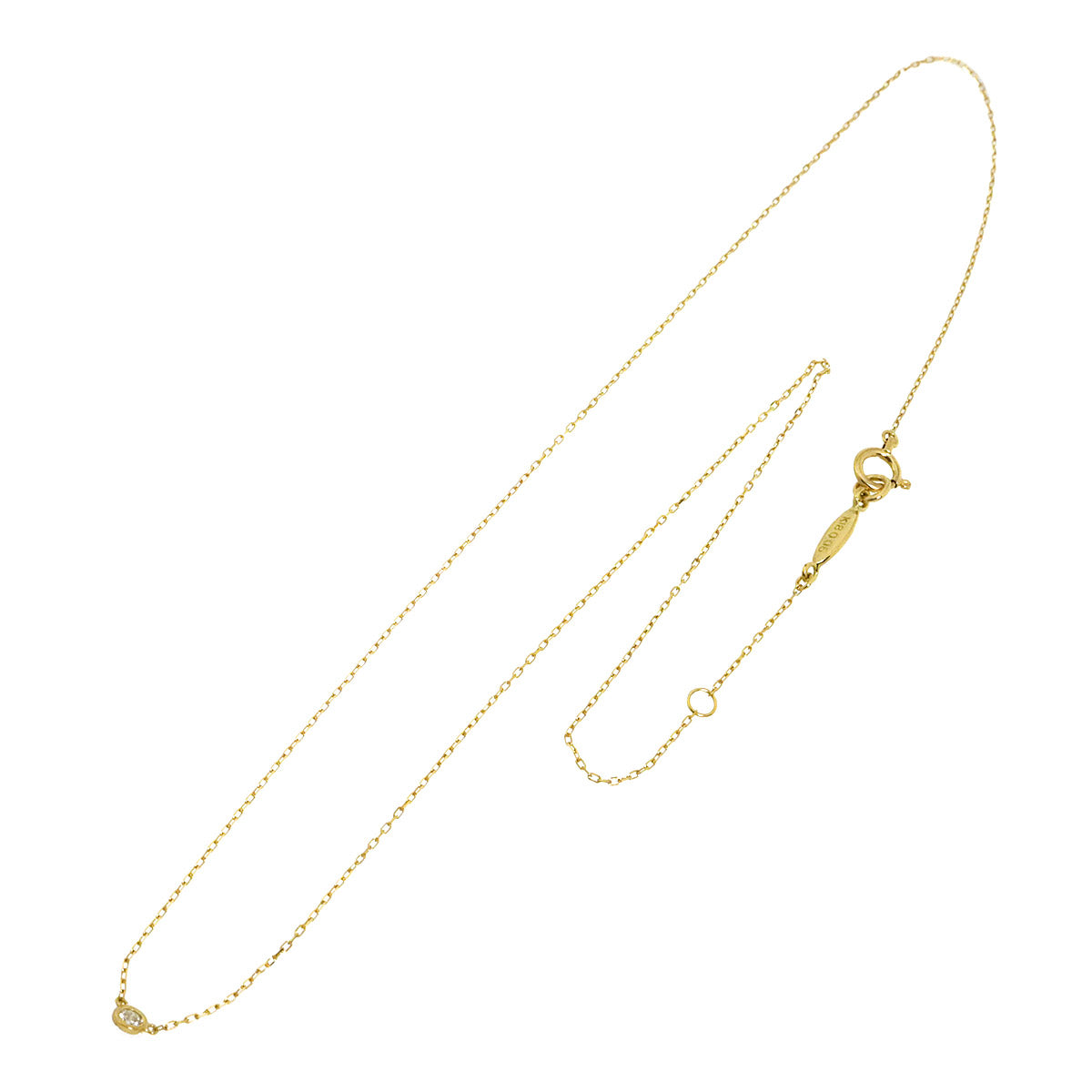 Diamond 0.06ct Necklace 18K Yellow Gold 750