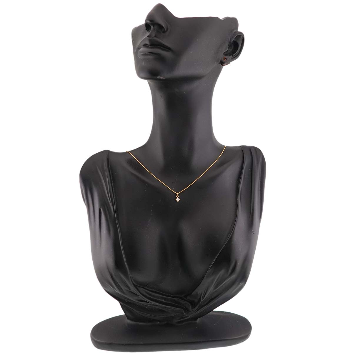 Diamond 0.05ct Necklace 18K YG Yellow Gold 750