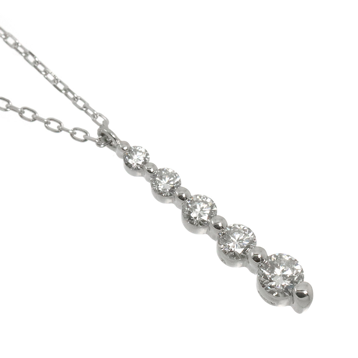 Diamond 0.18ct Necklace Platinum