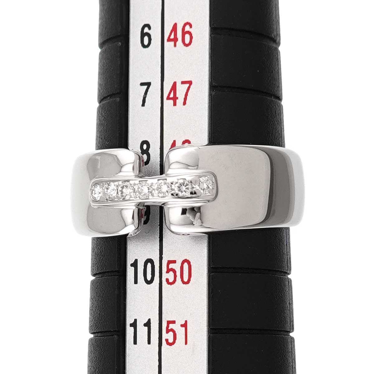 Diamond Ring 18K WG 750 Size4.75-5(US)