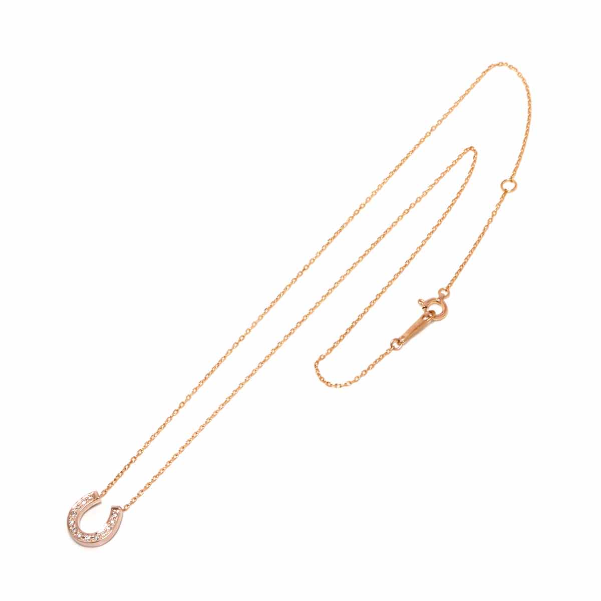 Diamond Necklace 18K Pink Yellow Gold 750 90331519