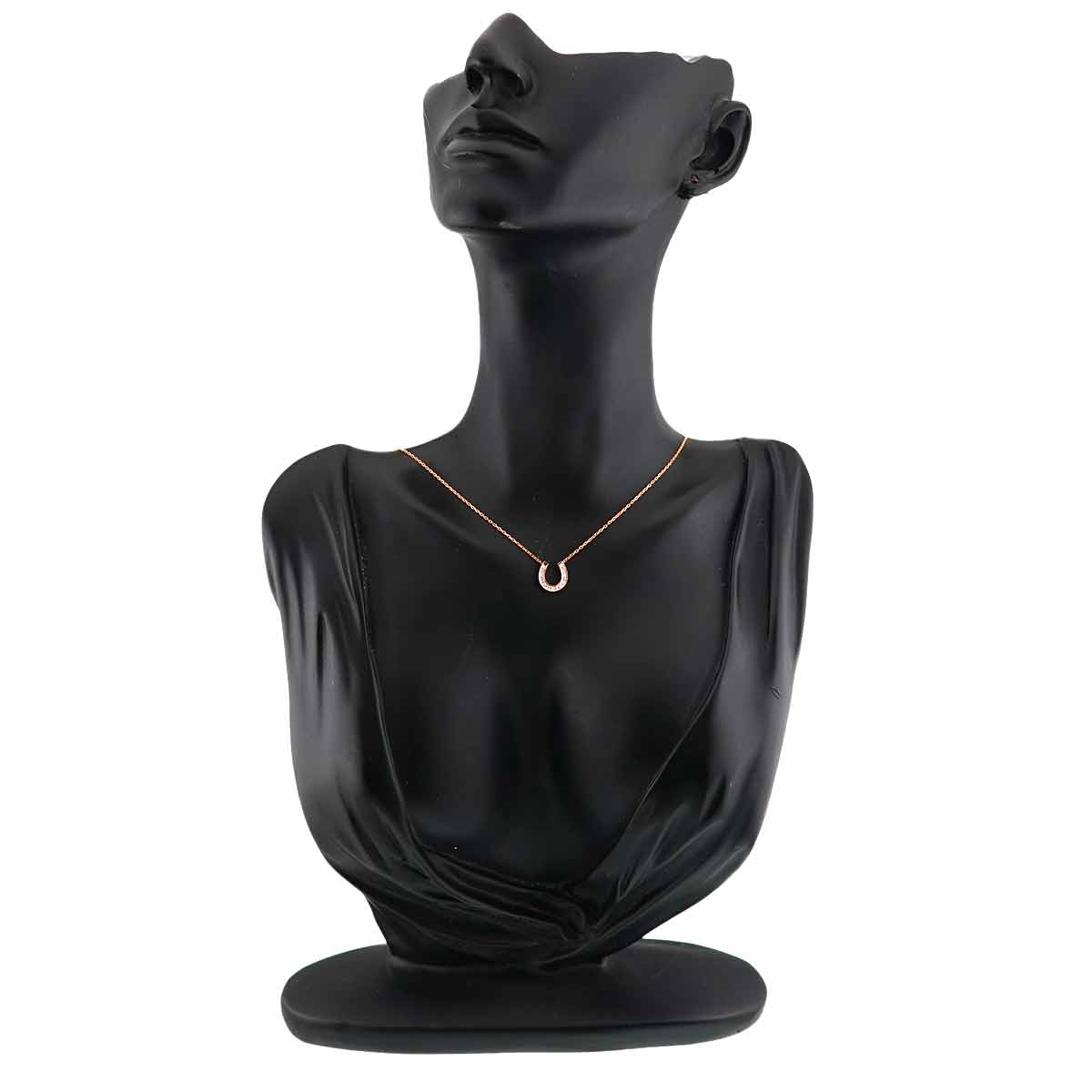 Diamond Necklace 18K Pink Yellow Gold 750 90331519