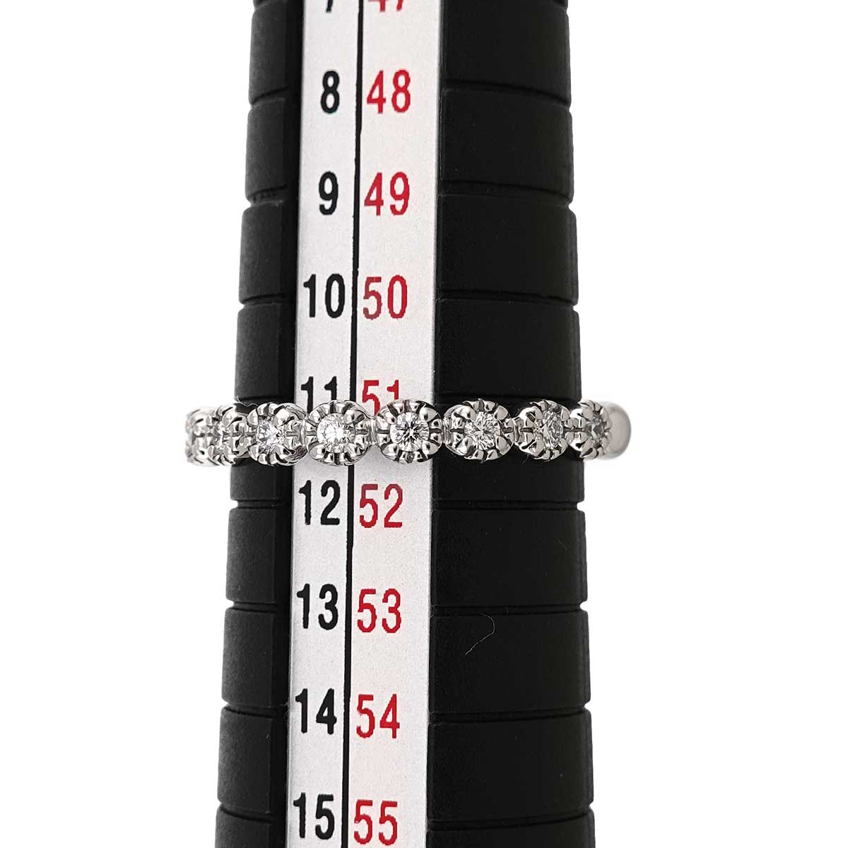 Diamond 0.16ct Ring 18K WG 750 Size5.5-5.75(US)