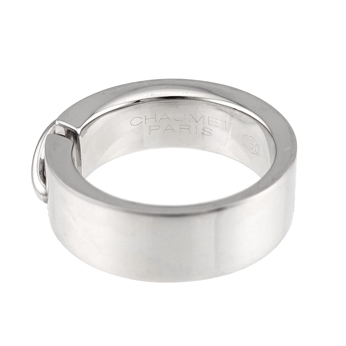 Liens Ring 18K White Gold 750 size5.25(US)