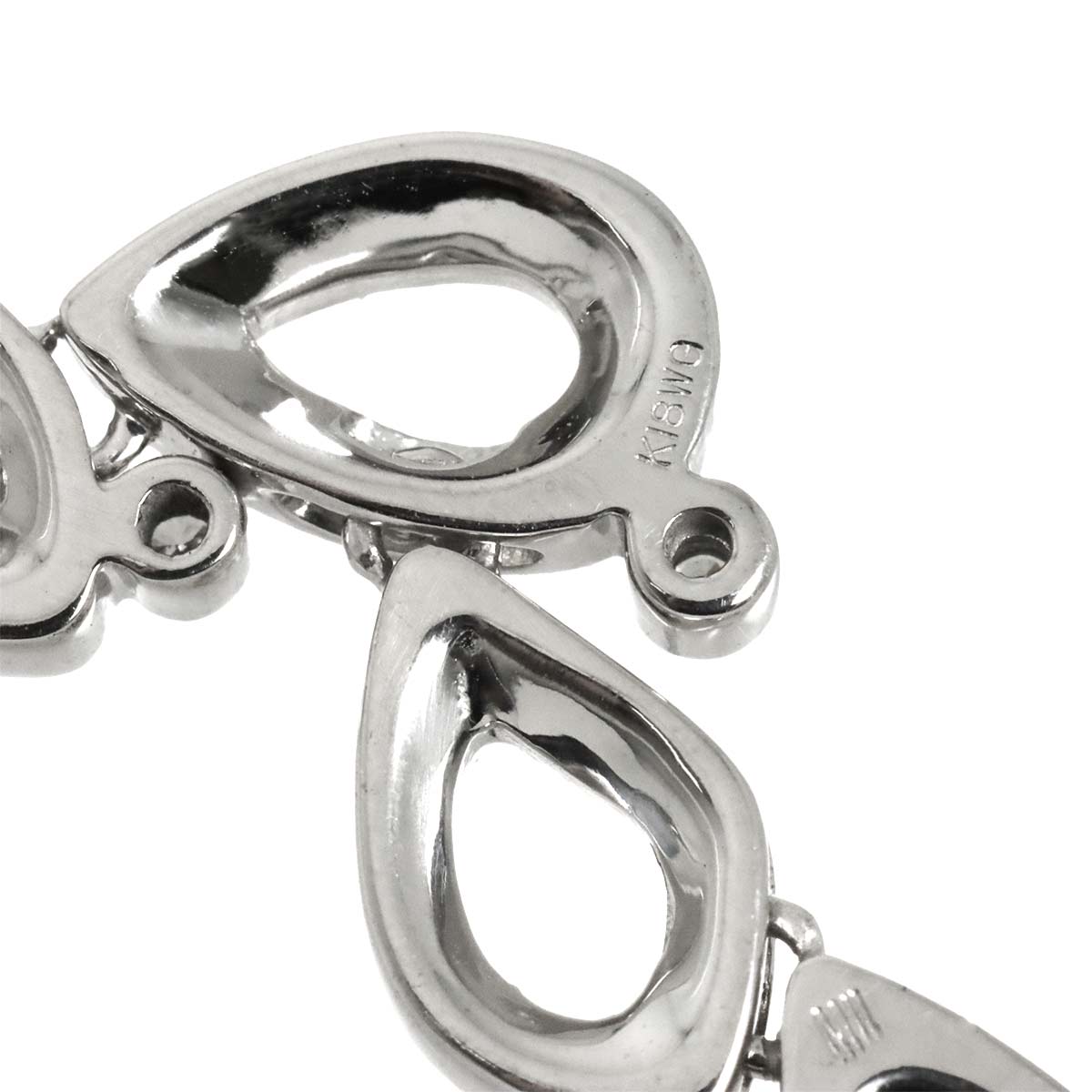 Perlita Diamond 0.02ct Necklace 18K White Gold 750