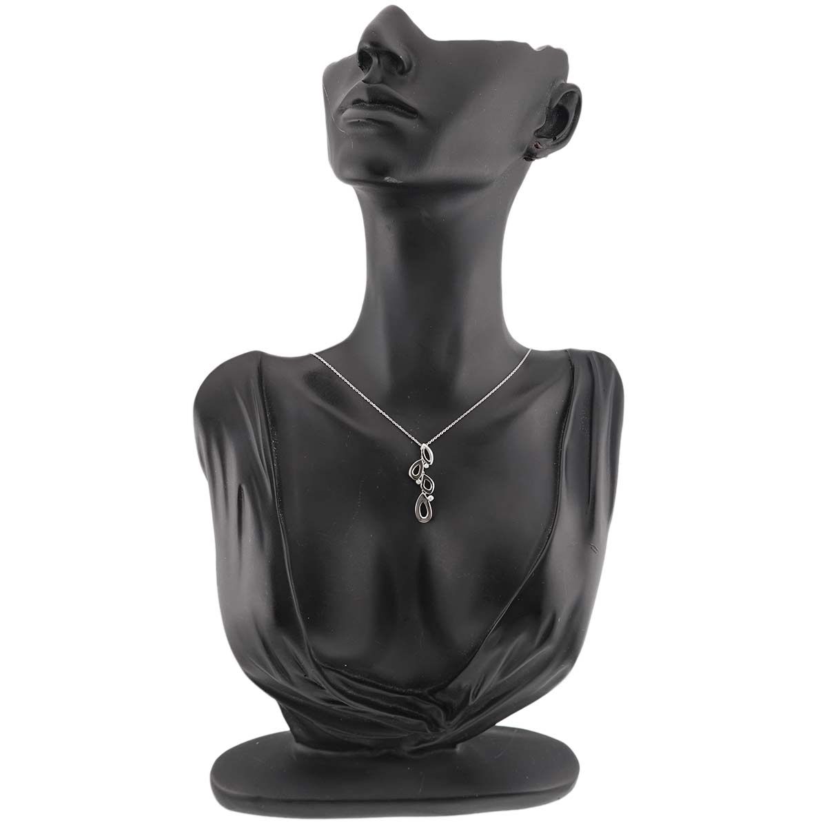 Perlita Diamond 0.02ct Necklace 18K White Gold 750