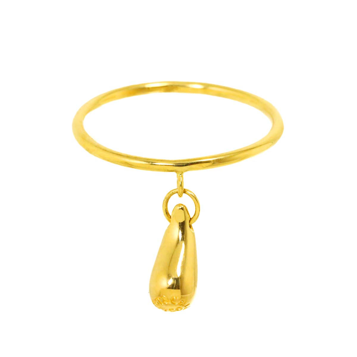 Teardrop Ring 18K YG 750 size5.25(US)