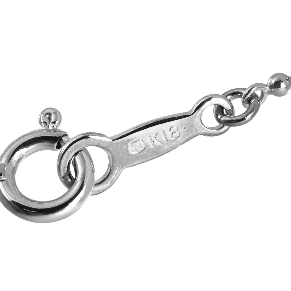 Akoya Pearl 8.1mm Necklace 18K White Gold 750