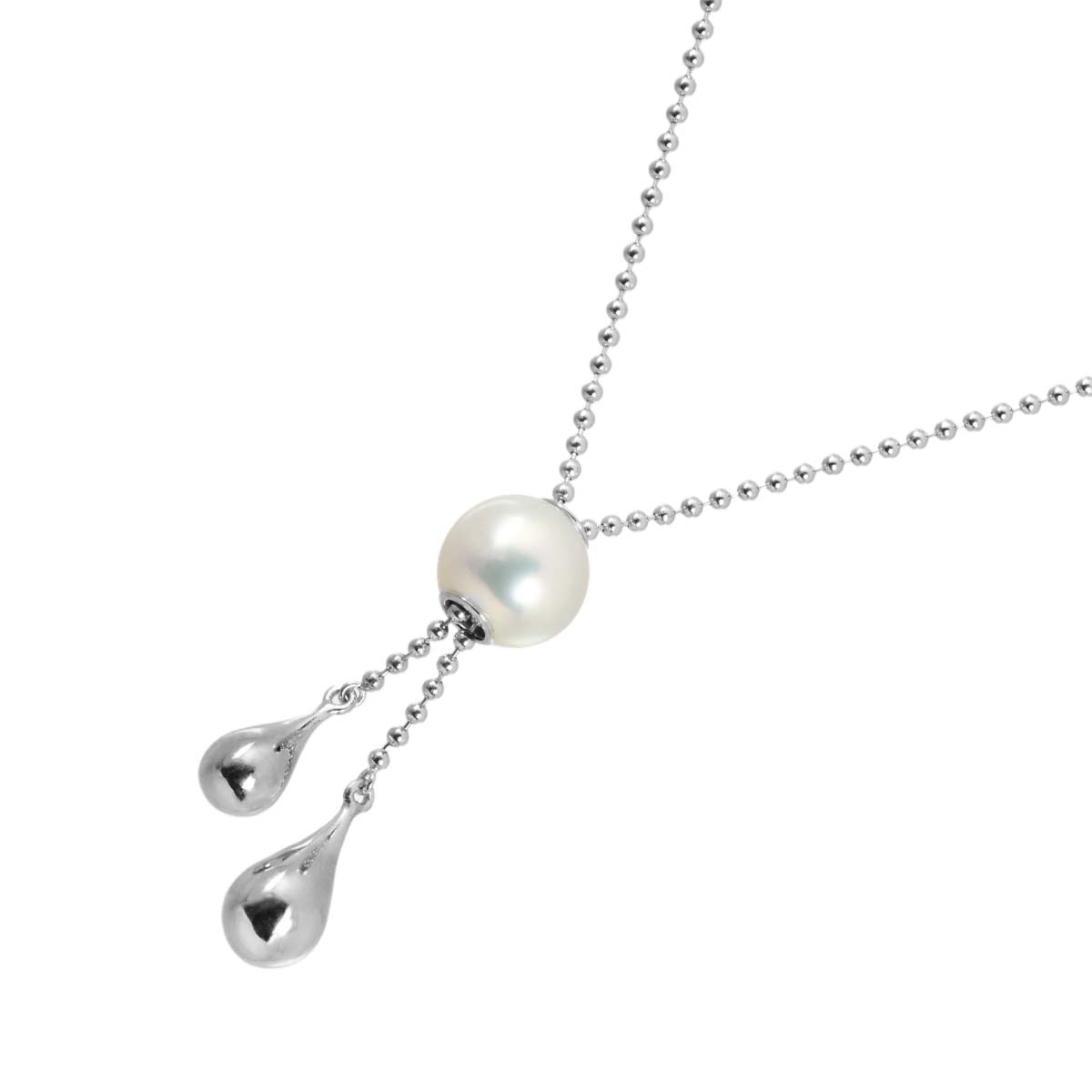 Akoya Pearl 8.1mm Necklace 18K White Gold 750