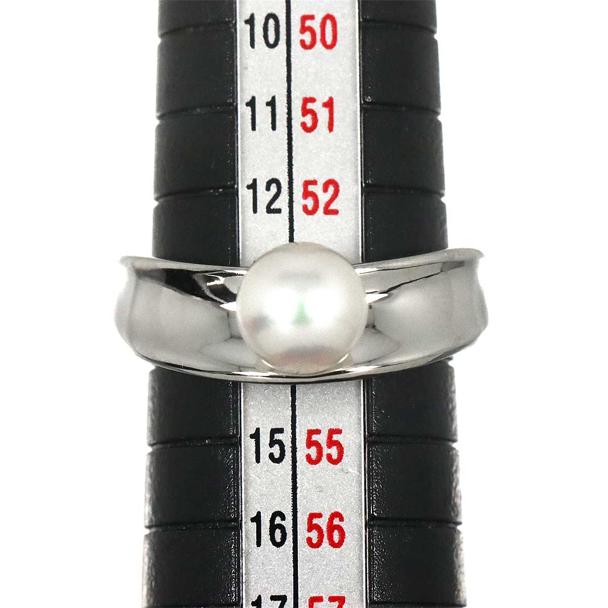 Akoya Pearl 7.1mm Ring Platinum size6.25-6.5(US)