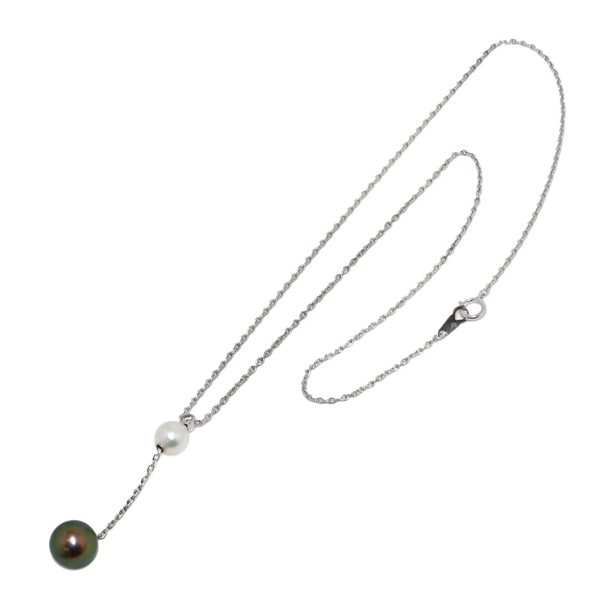 South Sea pearl Akoya Pearl Necklace 18K White Gold 750