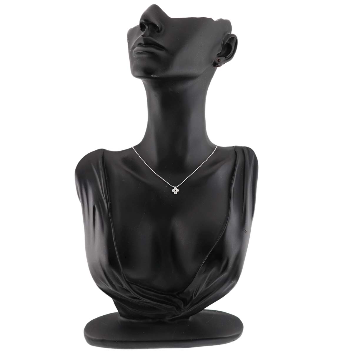 Diamond 0.12ct Necklace 18K WG 750